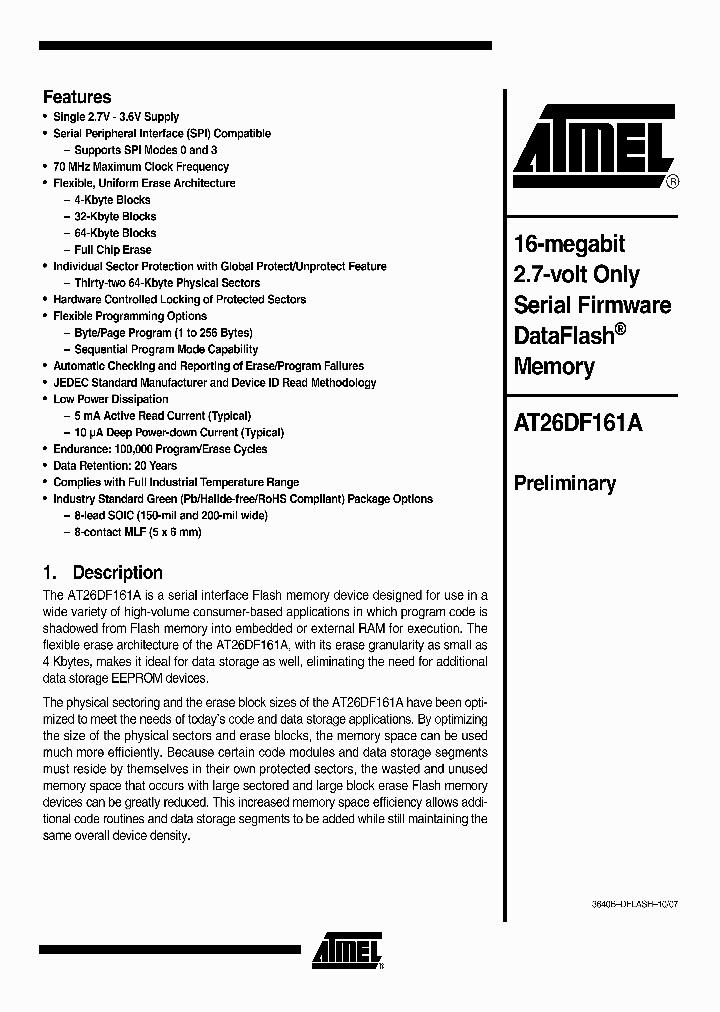 AT26DF161A07_4350345.PDF Datasheet