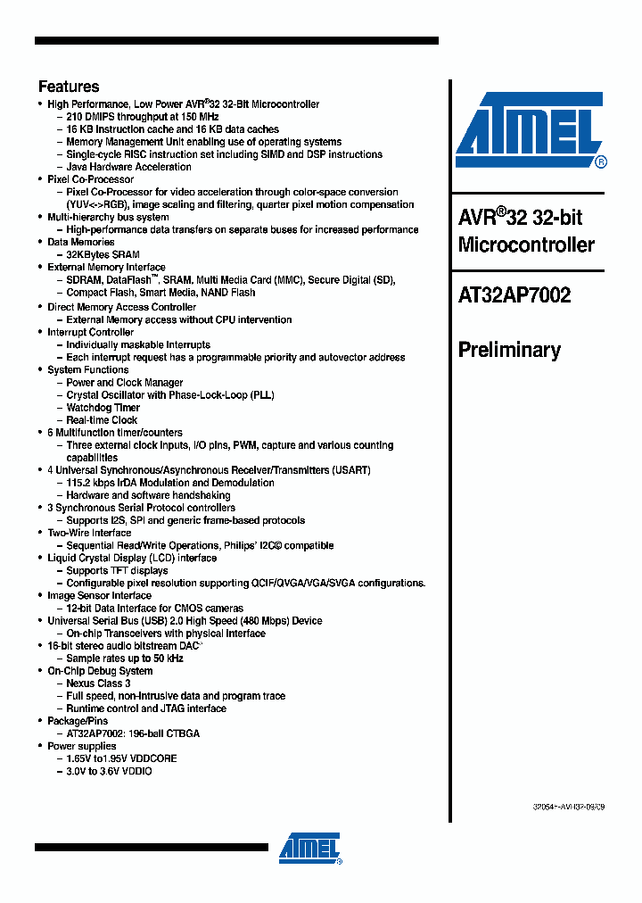 AT32AP7002_4615404.PDF Datasheet