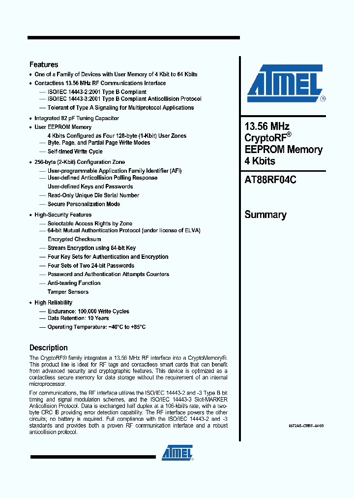 AT88RF04C_4724943.PDF Datasheet