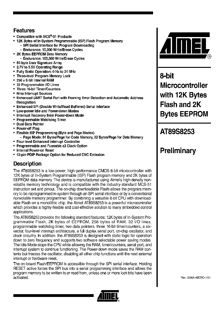 AT89S8253-24PC_4448541.PDF Datasheet