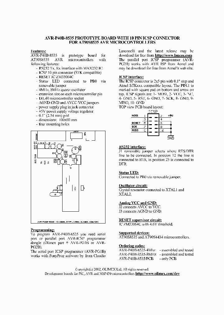 AT90S8535_4312425.PDF Datasheet