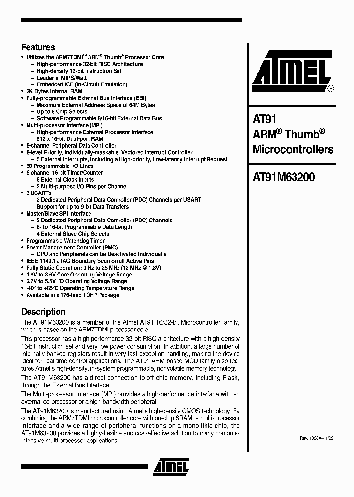 AT91M6320099_4782341.PDF Datasheet