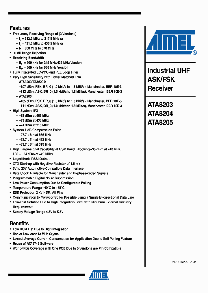 ATA8203_4543157.PDF Datasheet