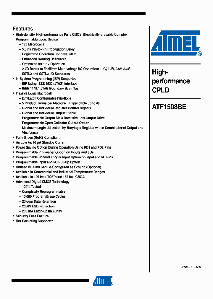 ATF1508BE-7AU100_4777378.PDF Datasheet