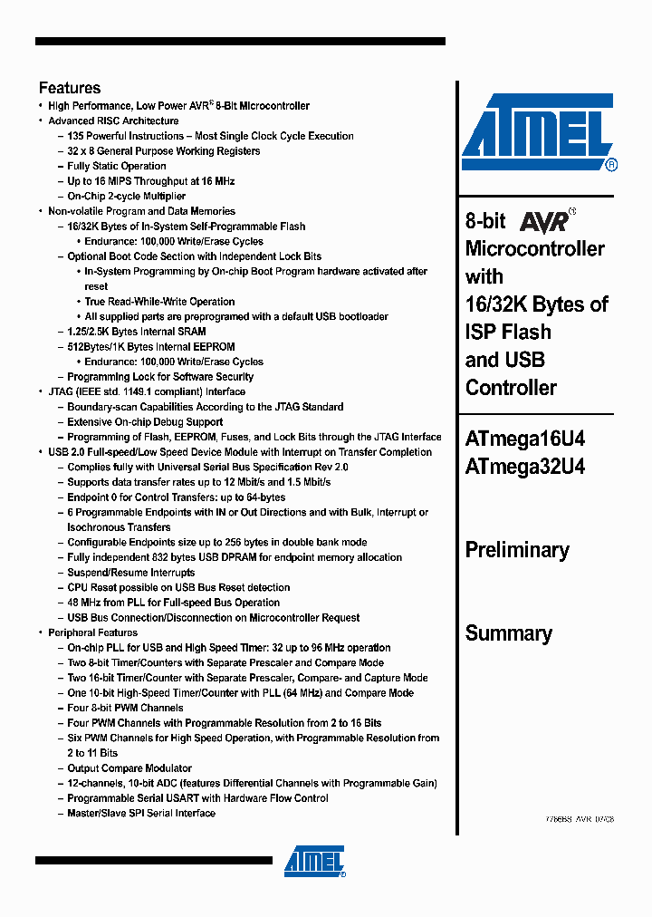 ATMEGA16U4_4546260.PDF Datasheet