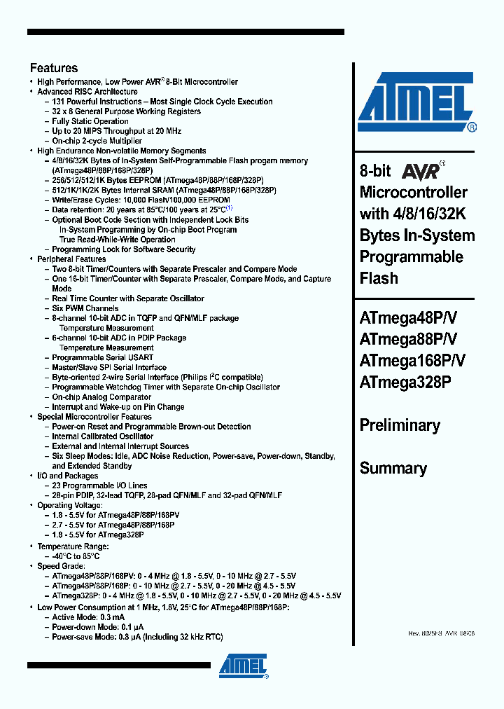 ATMEGA48P_4383924.PDF Datasheet