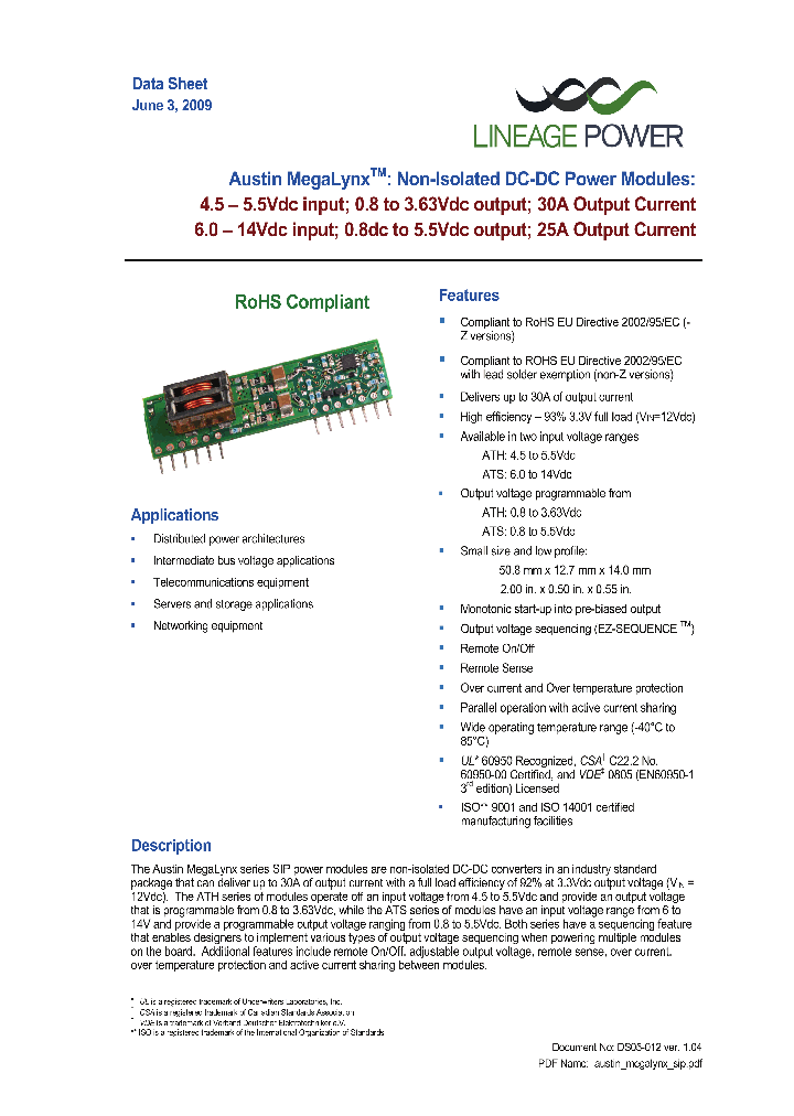 ATS025A0X3-P_4594487.PDF Datasheet