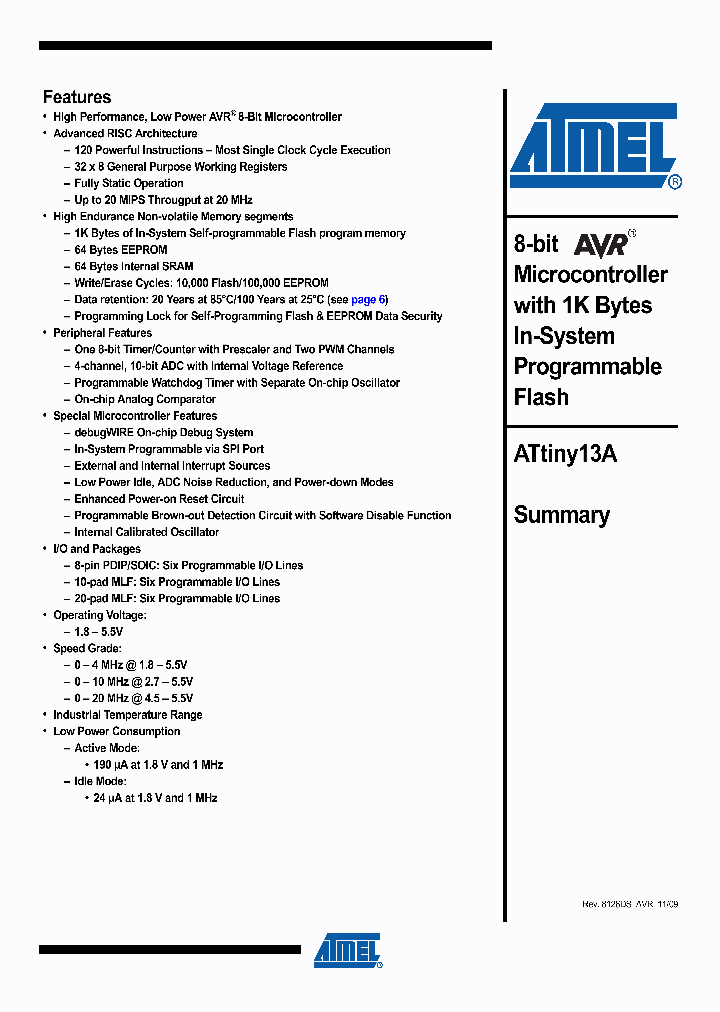 ATTINY13A09_4547828.PDF Datasheet