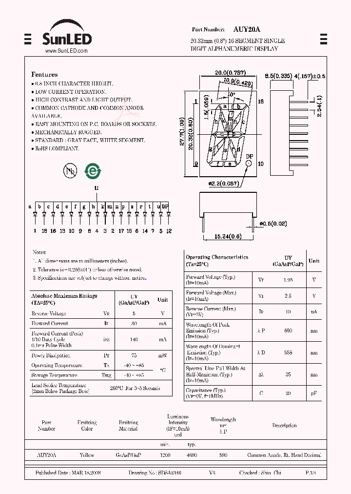 AUY20A_4353352.PDF Datasheet