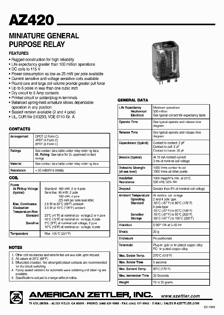 AZ420_4444859.PDF Datasheet