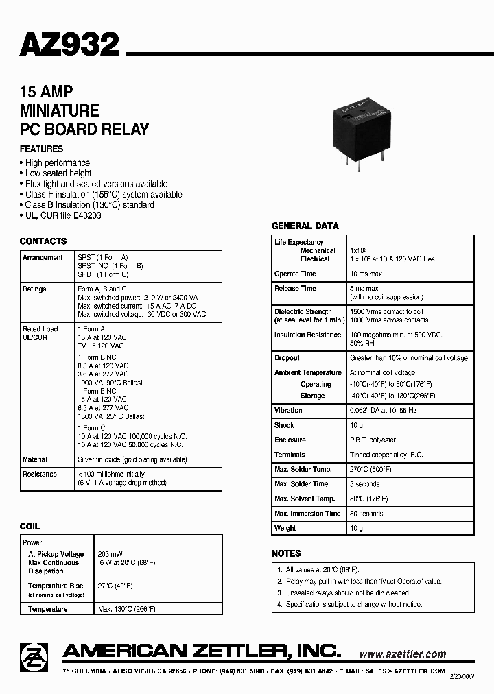 AZ932_4498216.PDF Datasheet