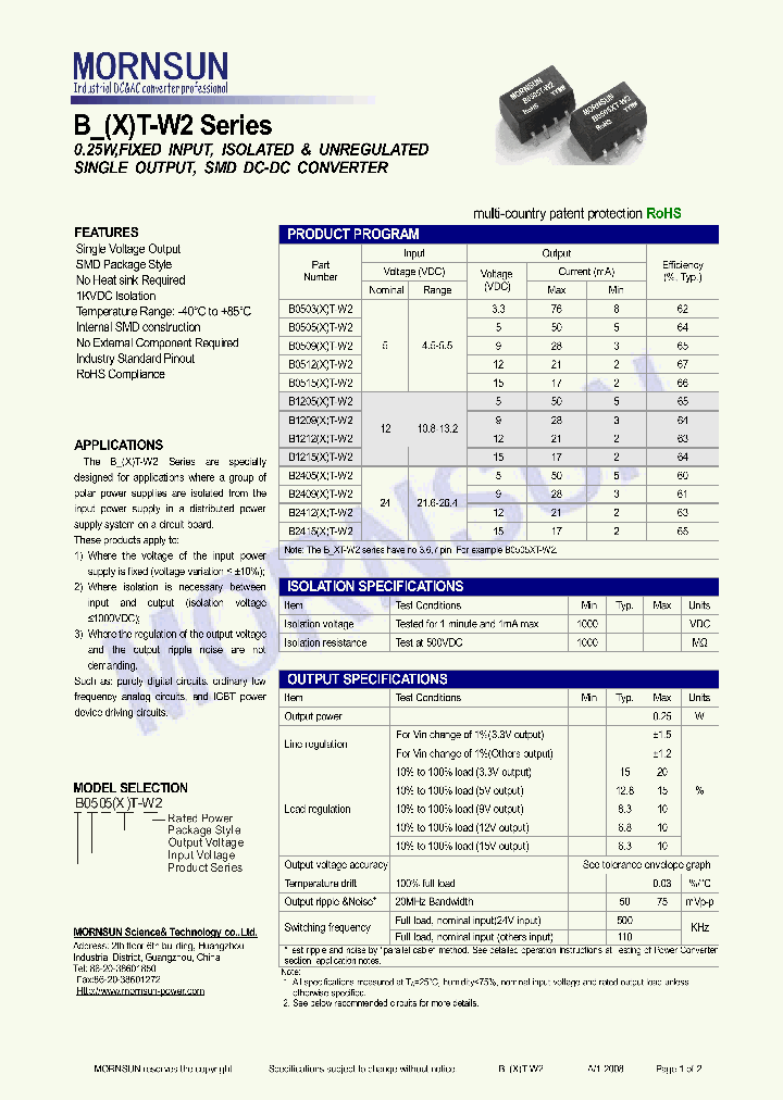 B0515XT-W2_4912360.PDF Datasheet