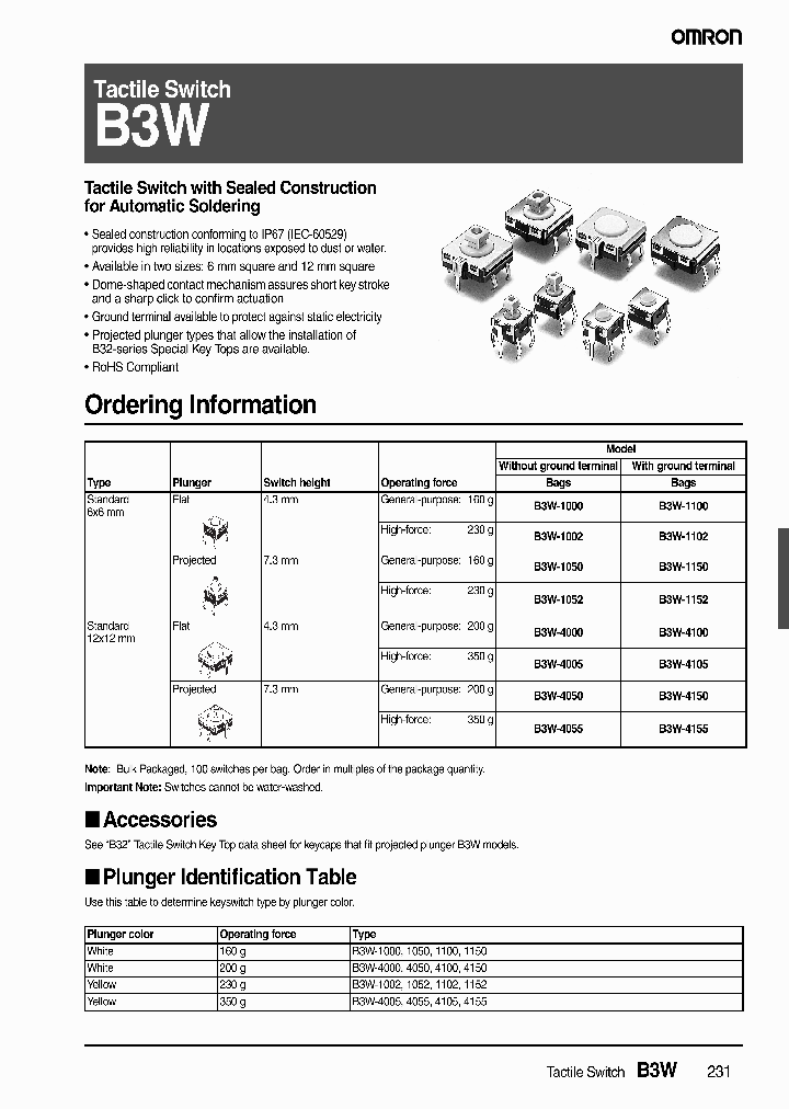 B3W-1150_4578797.PDF Datasheet