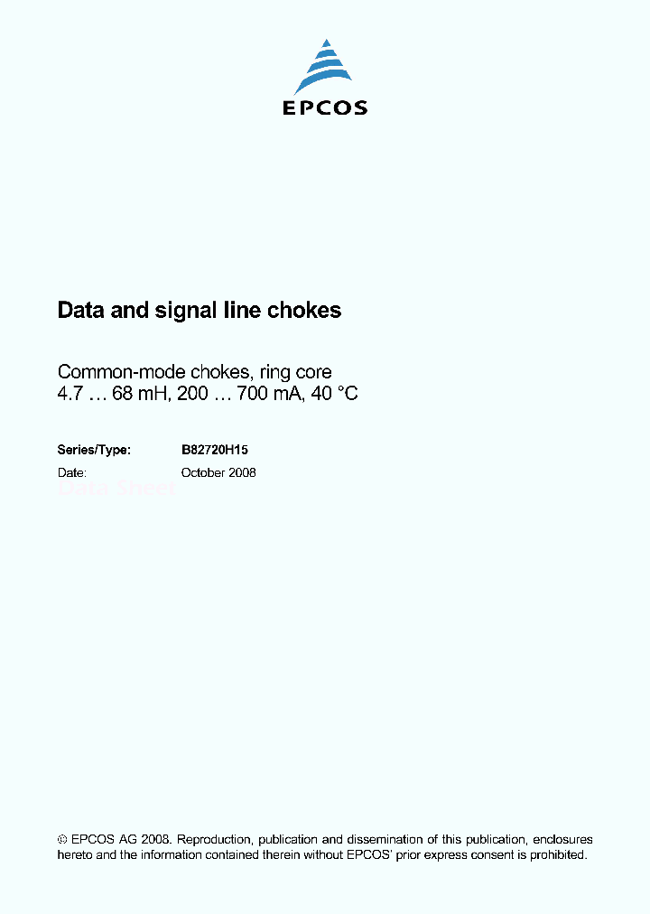 B82720H15_4612963.PDF Datasheet