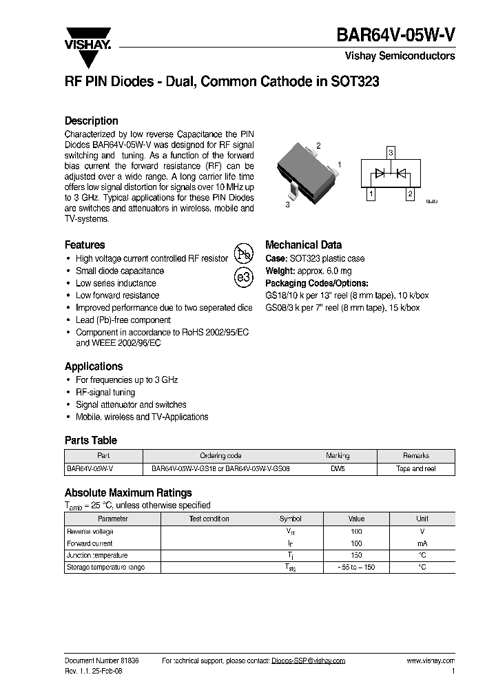 BAR64V-05W-V_4801333.PDF Datasheet