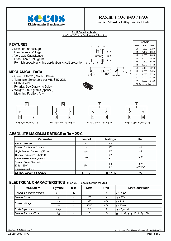 BAS05W_4411173.PDF Datasheet