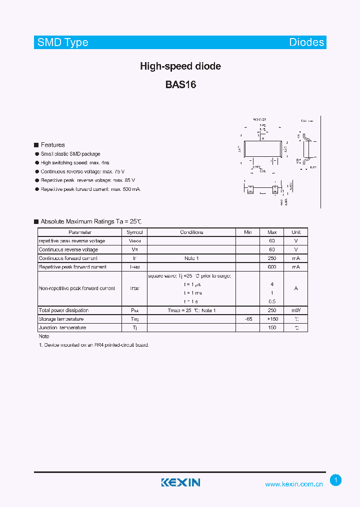 BAS16_4308999.PDF Datasheet