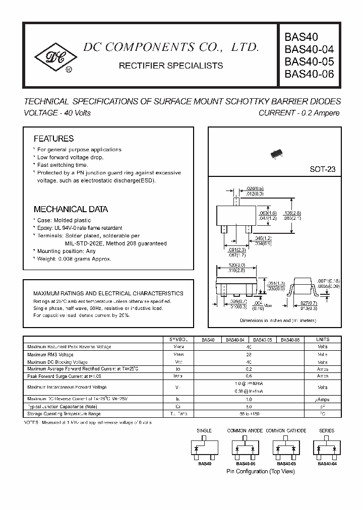BAS40-04_4386433.PDF Datasheet