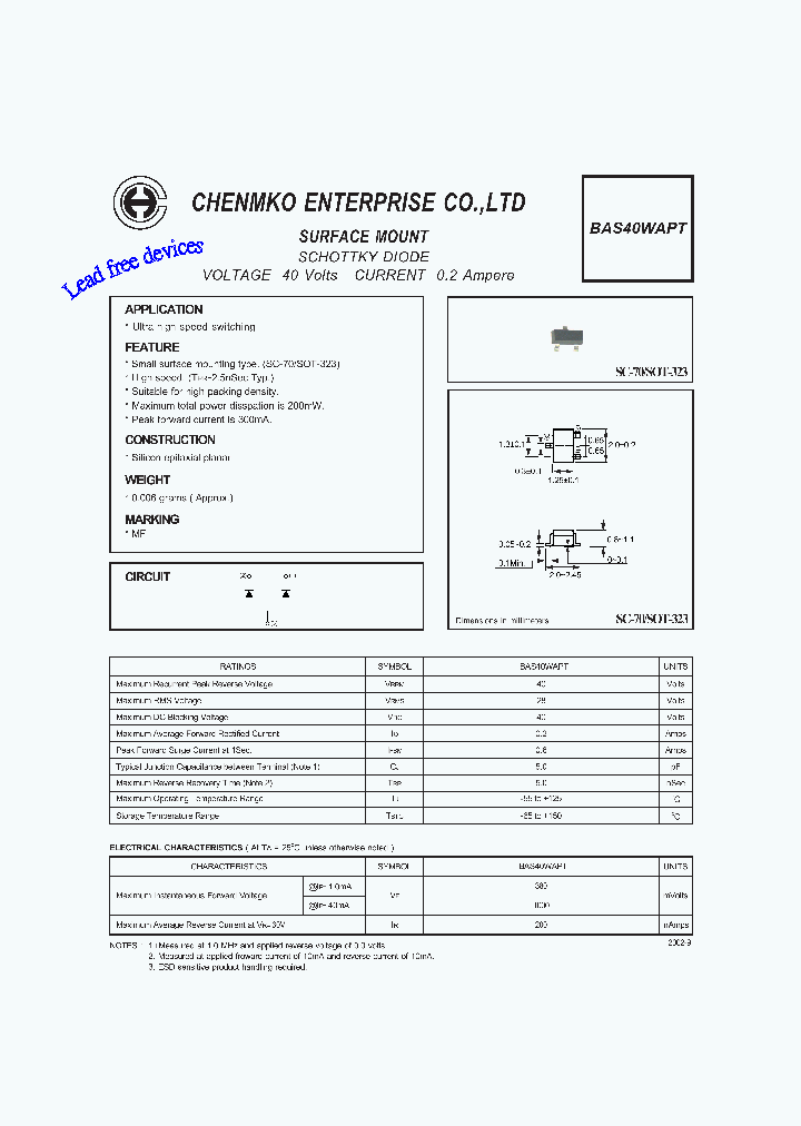 BAS40WAPT_4871248.PDF Datasheet