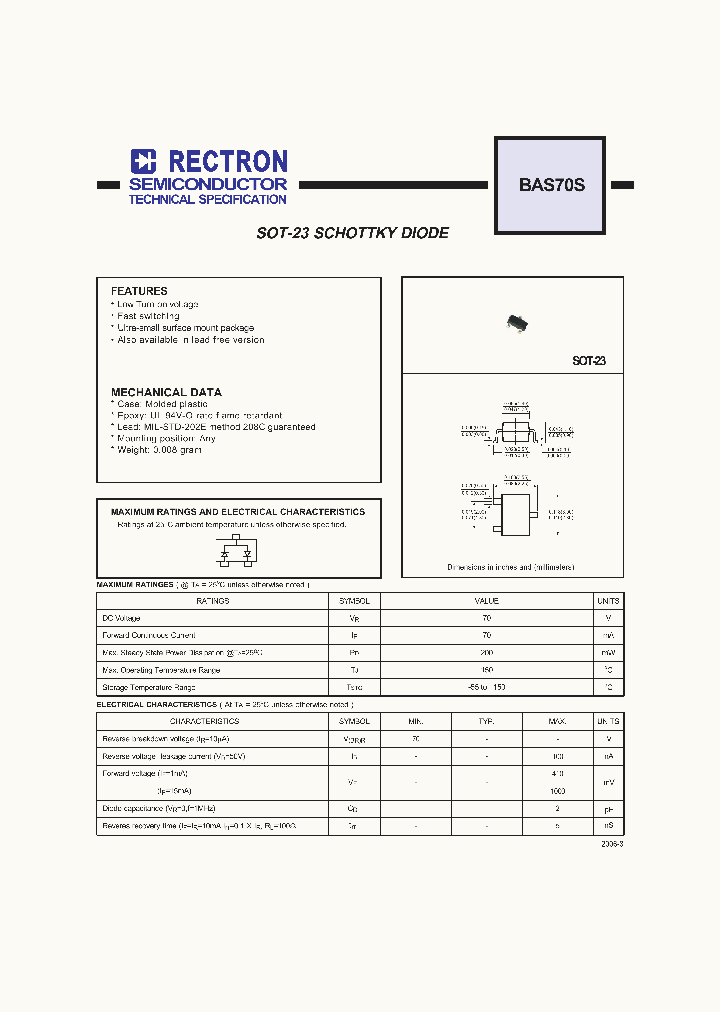 BAS70S_4785813.PDF Datasheet