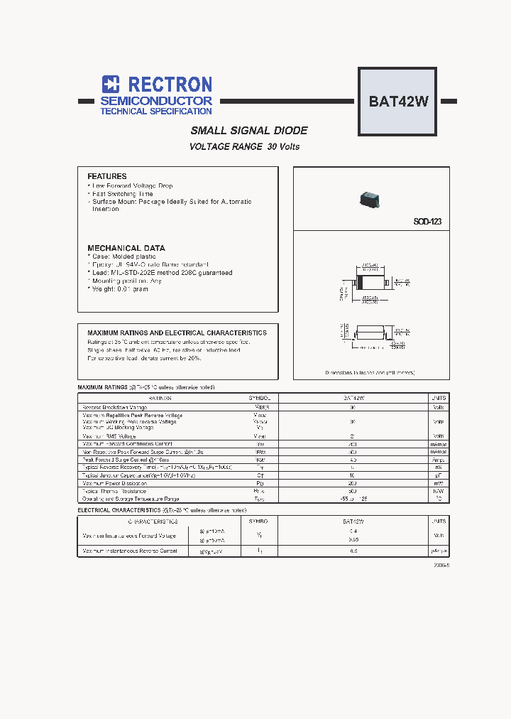 BAT42W_4588876.PDF Datasheet