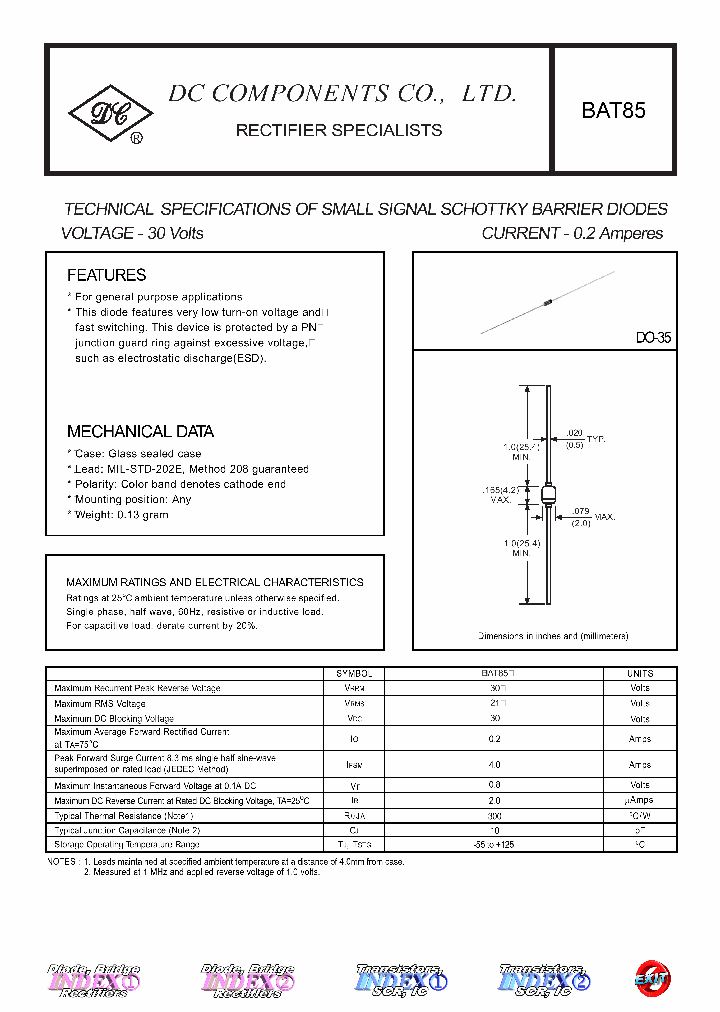 BAT85_4396111.PDF Datasheet
