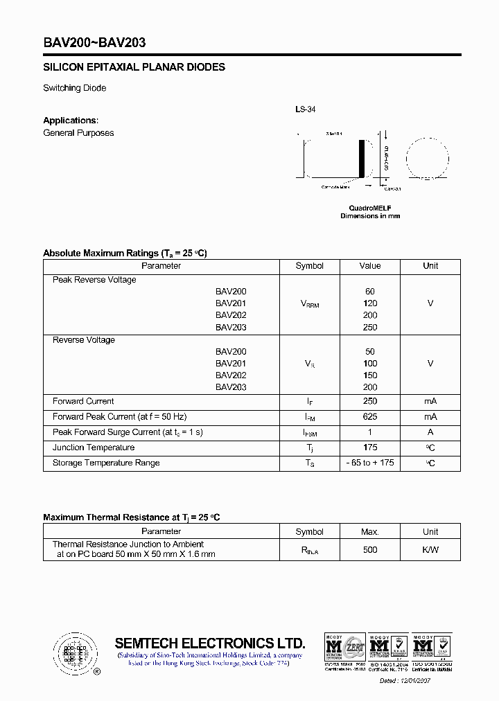 BAV203_4422344.PDF Datasheet
