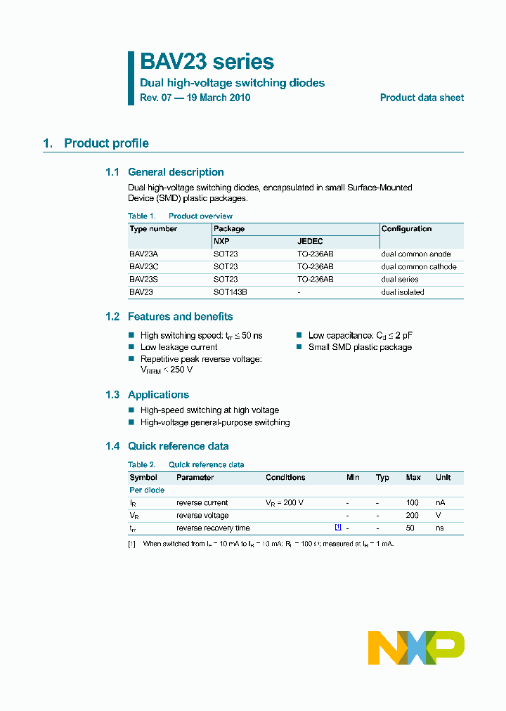 BAV23_4673889.PDF Datasheet
