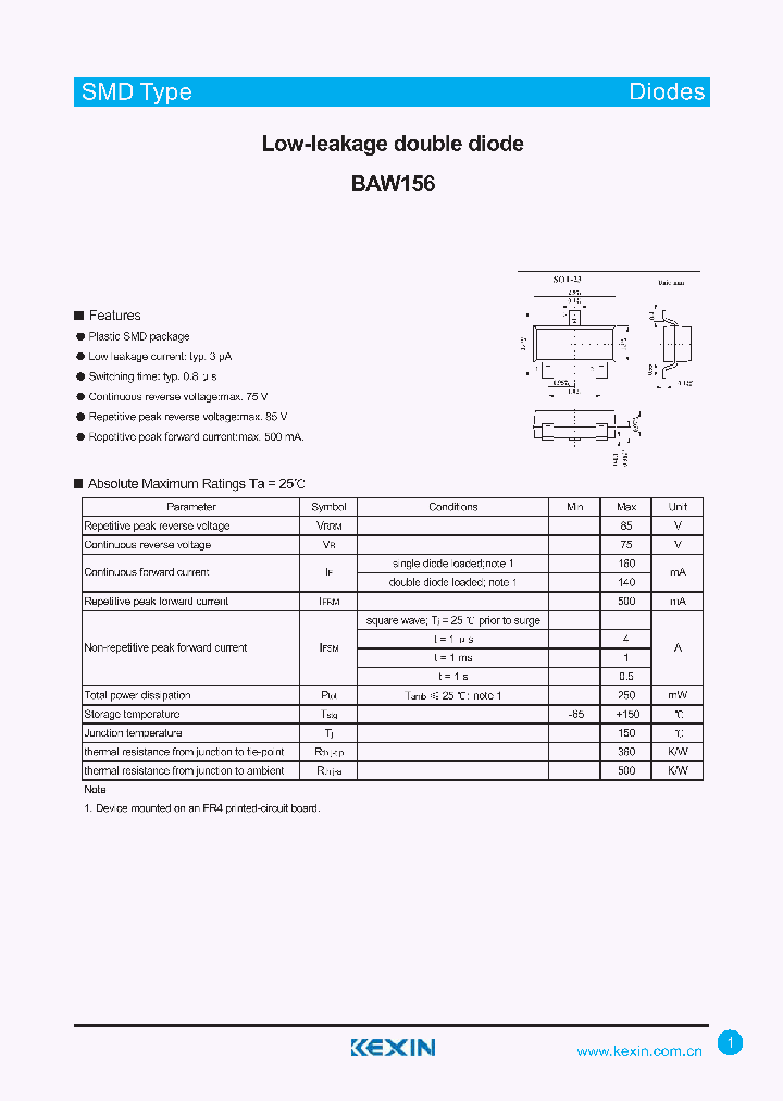 BAW156_4596823.PDF Datasheet