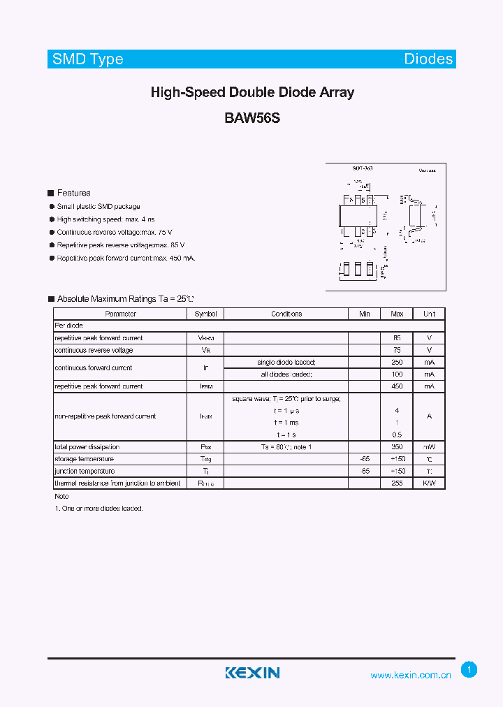 BAW56S_4343939.PDF Datasheet