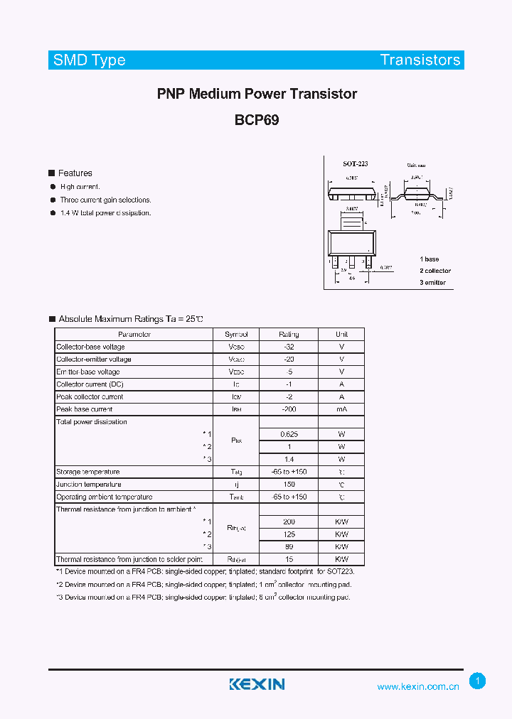BCP69_4282163.PDF Datasheet