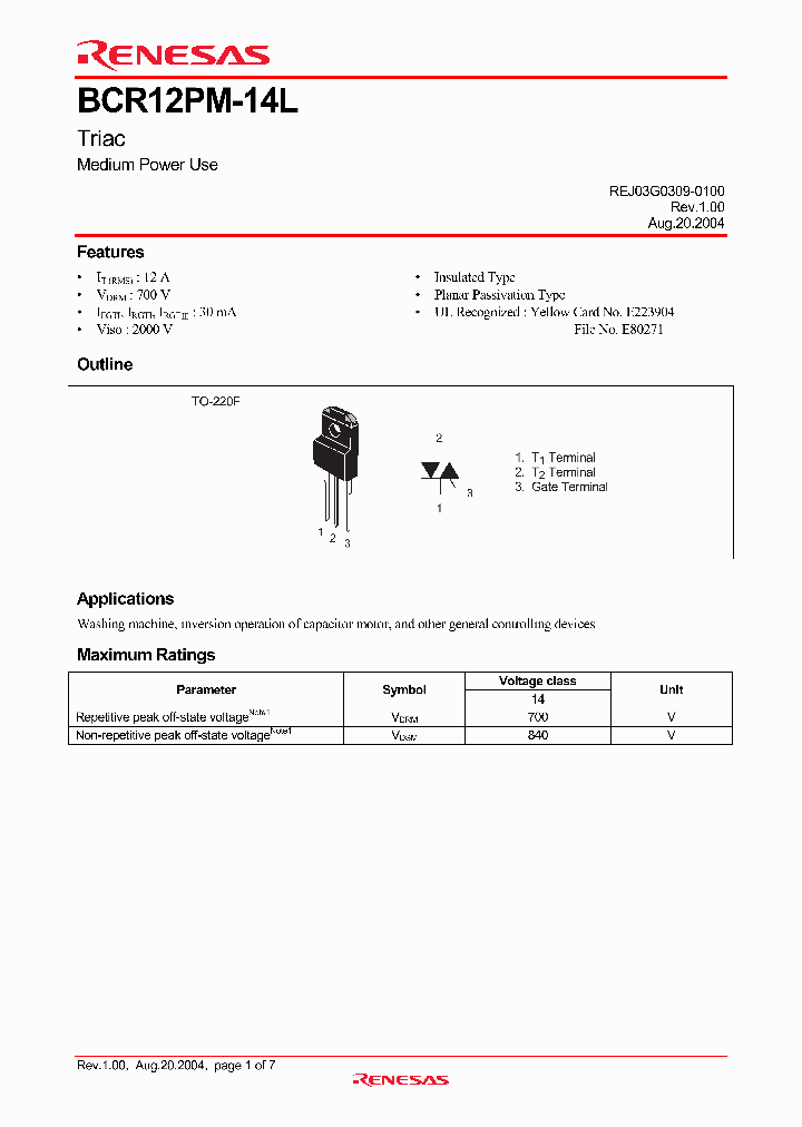 BCR12PM-14L_4640796.PDF Datasheet