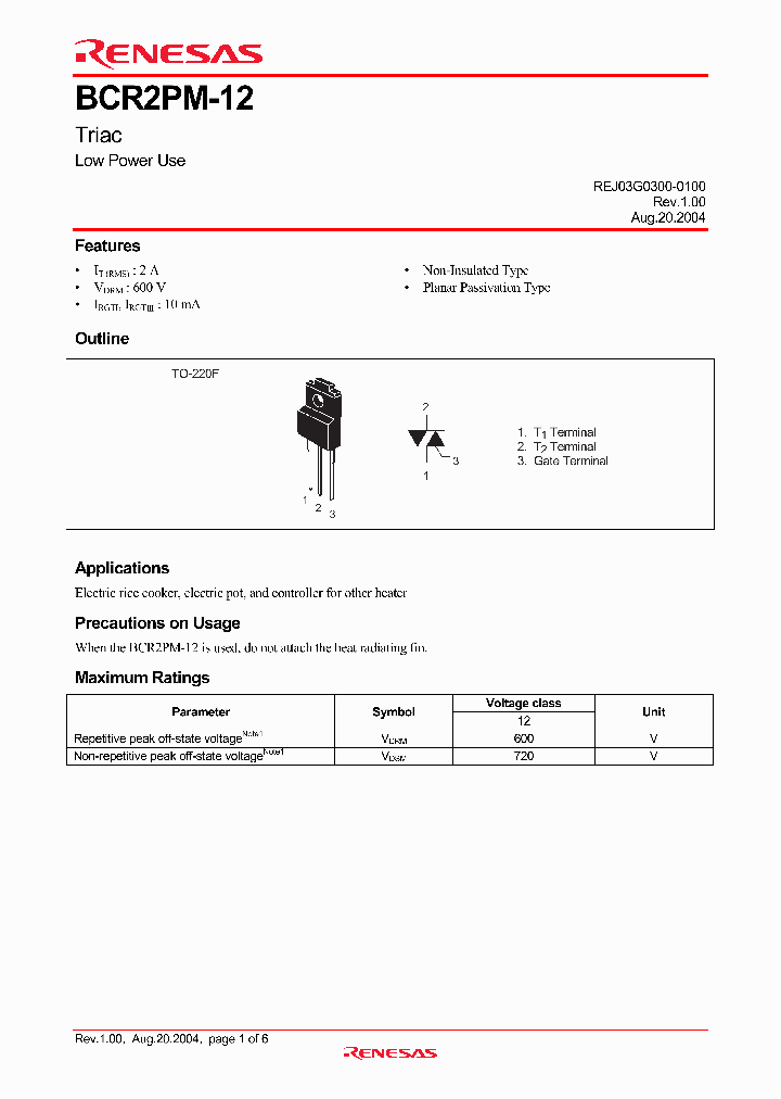 BCR2PM-12_4467389.PDF Datasheet