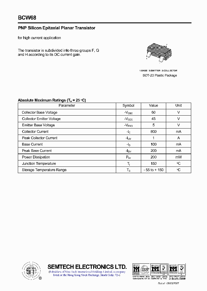 BCW68_4592059.PDF Datasheet