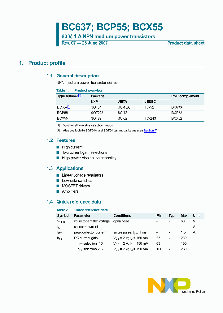BCX55_4562662.PDF Datasheet