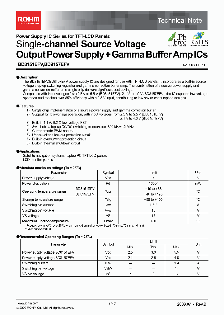 BD8151EFV09_4667444.PDF Datasheet