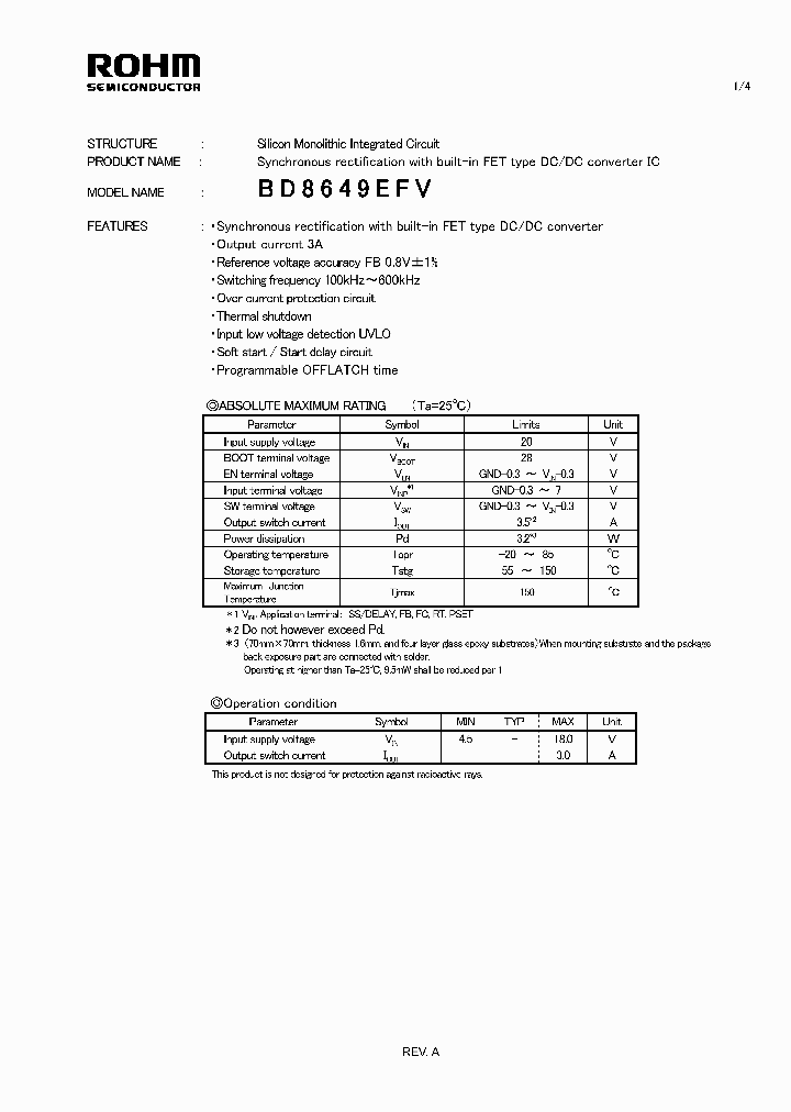 BD8649EFV_4630073.PDF Datasheet