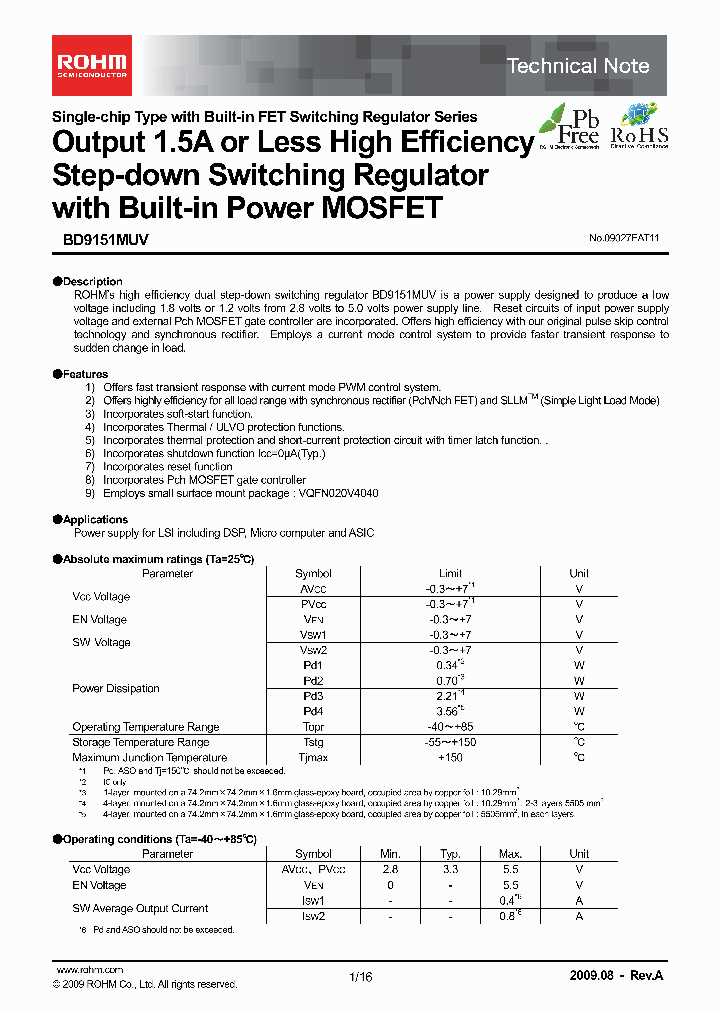 BD9151MUV-E2_4592907.PDF Datasheet