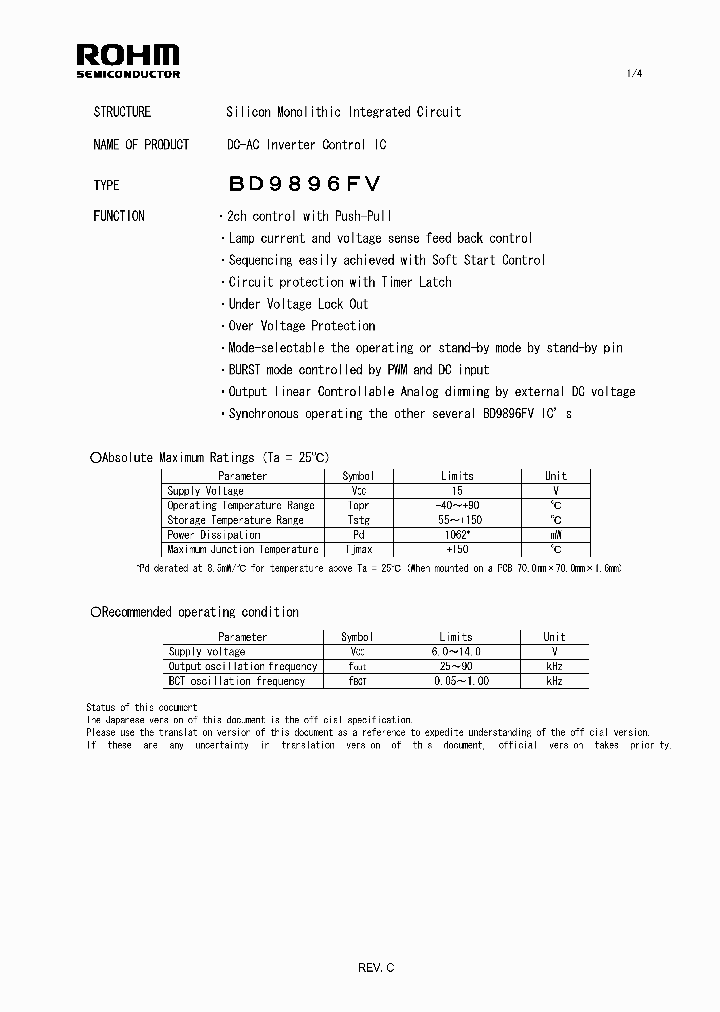 BD9896FV_4615343.PDF Datasheet