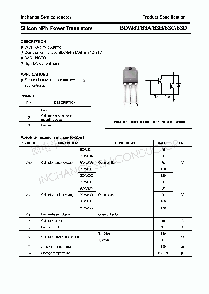 BDW83_4387034.PDF Datasheet