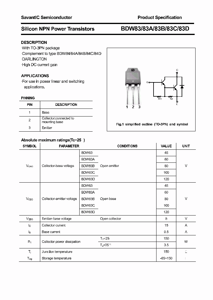 BDW83_4387035.PDF Datasheet