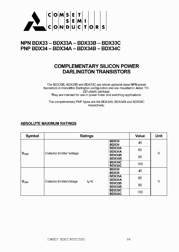 BDX33_4589778.PDF Datasheet