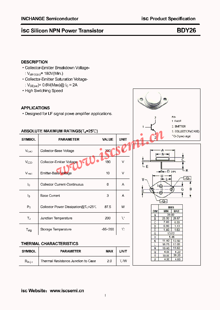 BDY26_4775567.PDF Datasheet