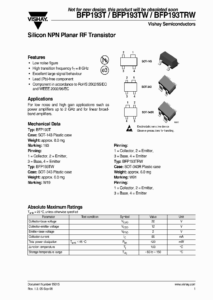 BFP193T_4374893.PDF Datasheet