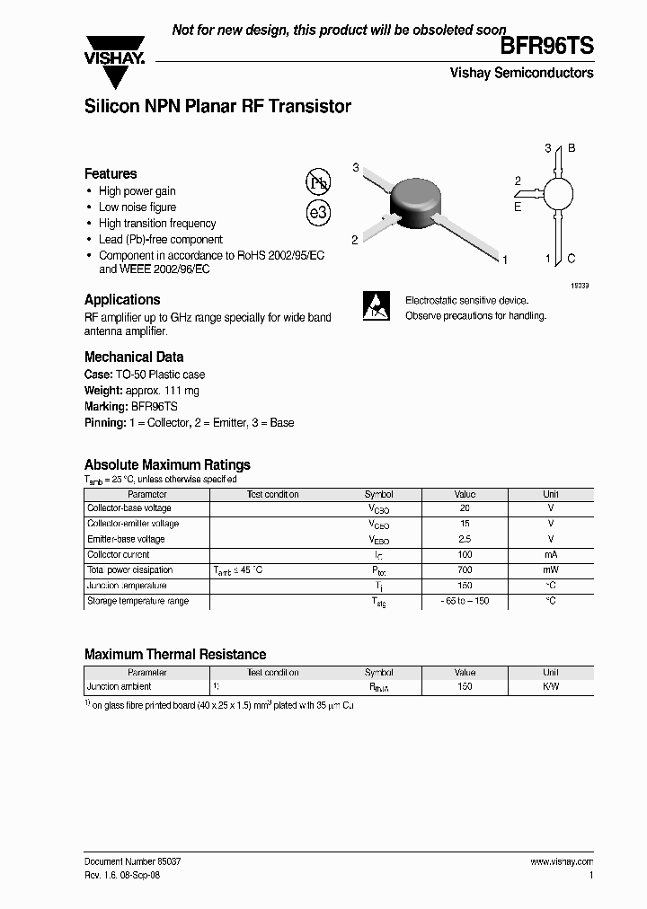 BFR96TS08_4779118.PDF Datasheet