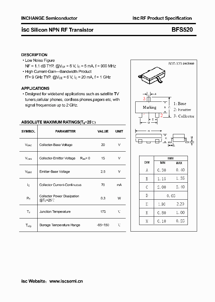 BFS520_4369643.PDF Datasheet
