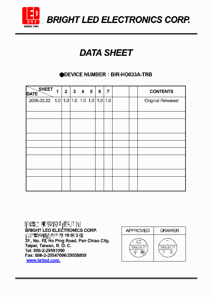 BIR-BO033A_4787943.PDF Datasheet