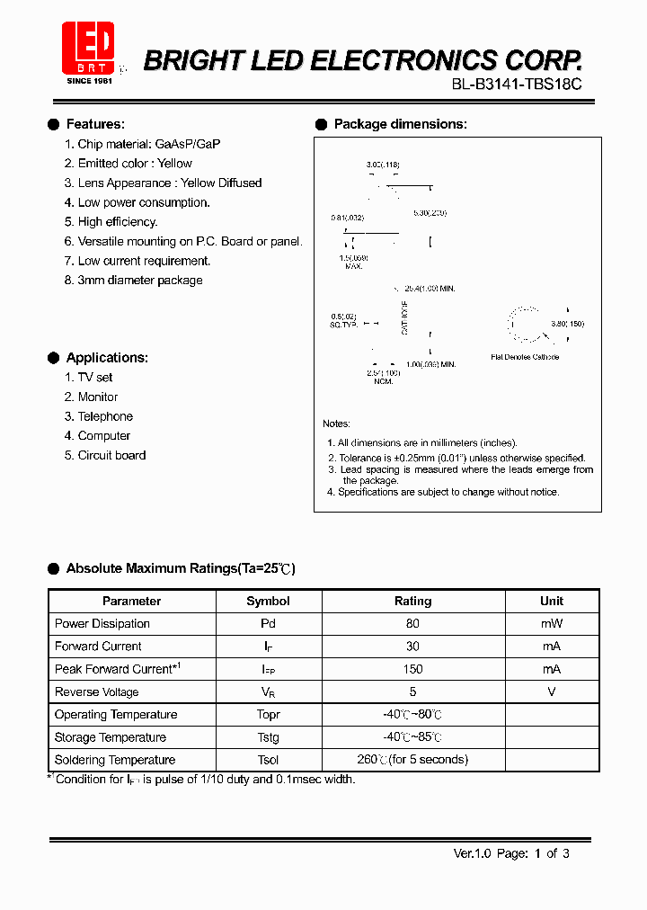 BL-B3141-TBS18C_4521533.PDF Datasheet