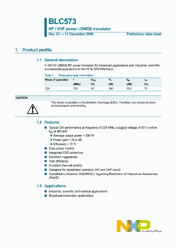 BLC573_4308769.PDF Datasheet
