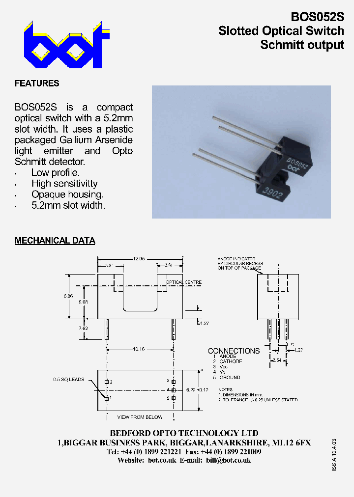 BOS052S_4374527.PDF Datasheet
